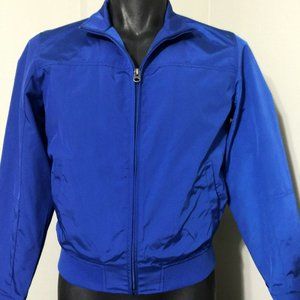 NWT Boys Brooks Brothers Blue Harrington Jacket L Classic Windbreaker Bomber